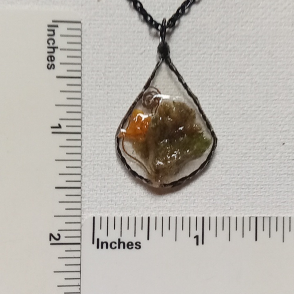 Fall necklace, amulet